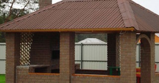 Беседка из кирпича под ключ в находке цена от 3239 рублей - Строй-Нхд