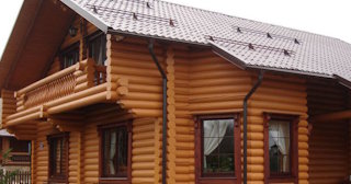 Строительство дома из оцилиндрованного бревна в находке - от 135824 рублей